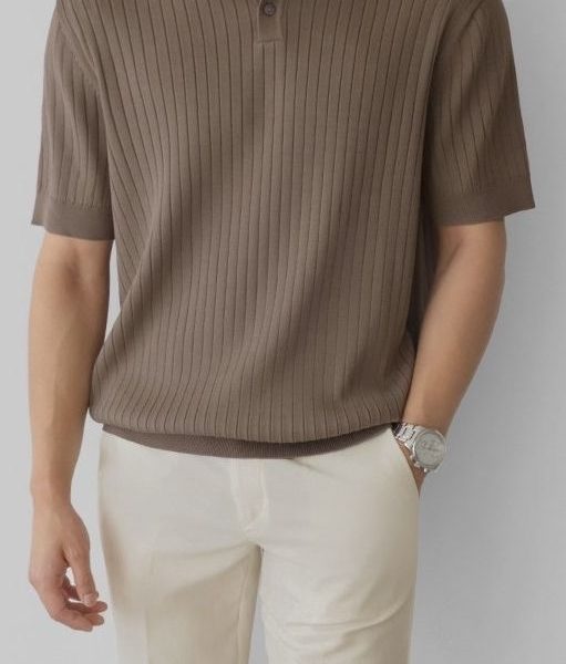 Basic Navy Thick Hemp T-shirt